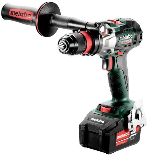 METABO Perceuse &agrave; percussion 18 V SB 18 LTX BL Q I - 2 x 5,2 Ah Li-Power, ASC 55, coffret x