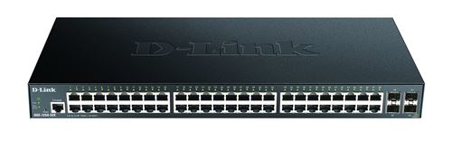 D-Link Dgs 1250-52X - Commutateur - Intelligent - 48 X 10/100/1000 + 4 X 10 Gigabit Sfp+ - Montable Sur Rack