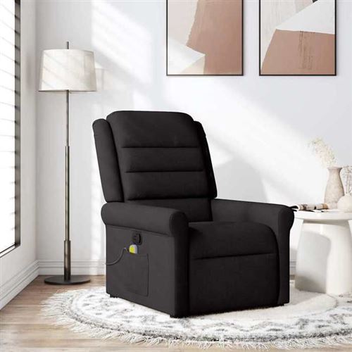 Non Communiqué Noir Vidaxl Fauteuil De Massage, Relaxation Tissu