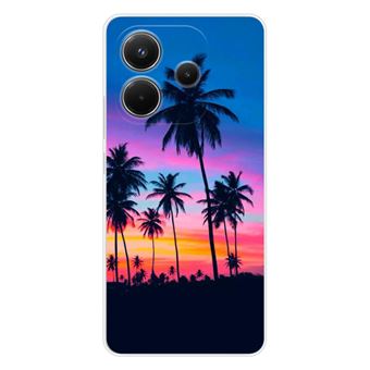 Coque Taperso Pour Redmi 14C 4G - Motif Palmier Vert - TPU Hydrogel