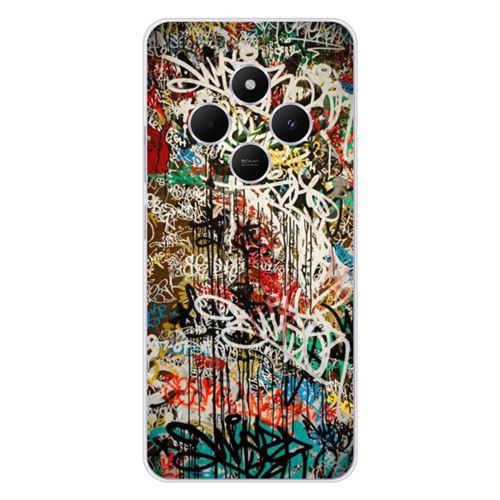 Coque en silicone imprimée compatible Xiaomi Redmi 14C 4G Graffiti 1