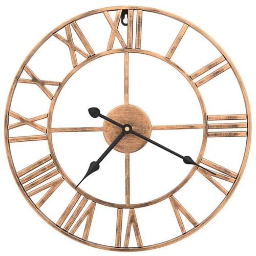 Vidaxl Horloge Murale Métal Doré - Image 3