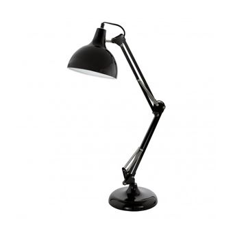 Lampe de bureau BORGILLIO 1 ampoule noir - 1