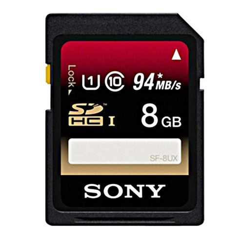 Sony - flashgeheugenkaart - 8 GB - SDHC UHS-I
