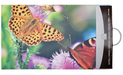 Esschert Design - Tapis en caoutchouc recyclé motif animal Papillons