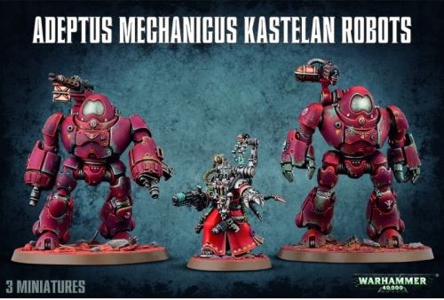 Games Workshop Unisex Rouge Figurine Warhammer 40K - Adeptus Mechanicus Kastelan Robots - Image 3
