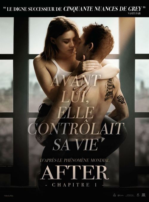 AFTER - Chapitre 1 - 2019 - Josephine Langford, Hero Fiennes-Tiffin - AFFICHE