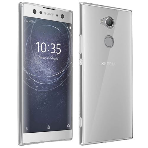 Avizar Pack Protection Xperia XA2 Ultra Coque gel transparente + film verre trempé