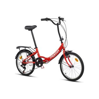 Moma Bikes Ii Velo De Ville Pliant First Class 20 Rouge Selle Comfort Mixte Adulte Shimano 6v Aluminium Unique Secuworld Nl