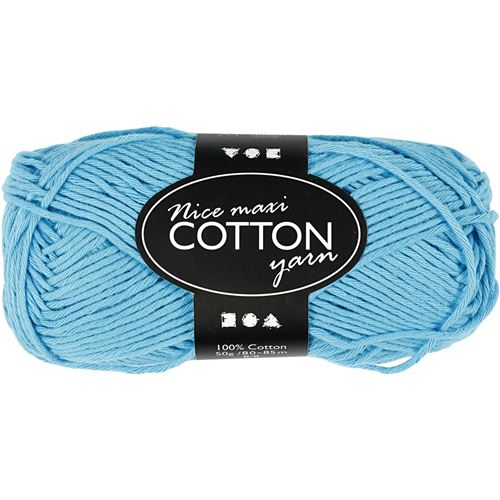 Creotime cordon de coton 85 m turquoise