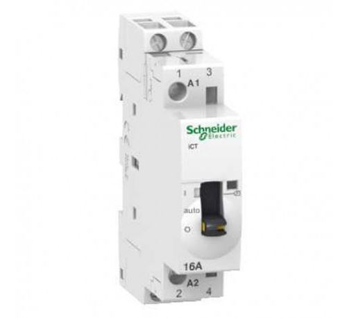 Schneider Electric Blanc Contacteur À Commande Manuelle 16A - 2No - 230-240Vca - 50Hz - Acti9 - Ict - Image 5