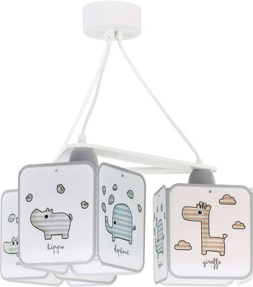 Dalber lampes suspensions Baby Zoo3 pcs 39 cm blanc