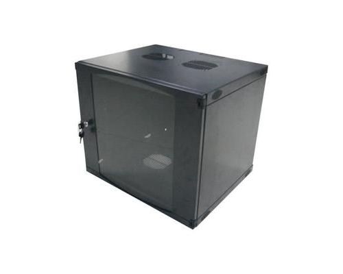 LogiLink - Armoire - montable sur mur - gris foncé, RAL 7021 - 6U - 19