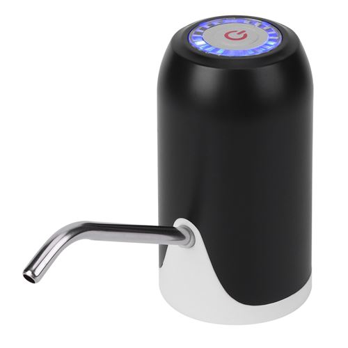 Pompe de bouteille d'eau potable automatique Distributeur de charge USB - Noir