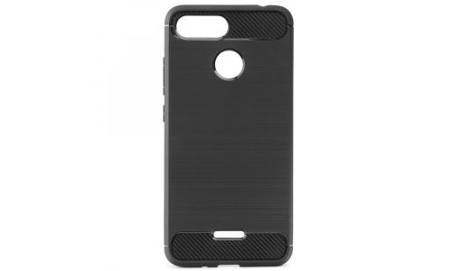 Coque pour Xiaomi Redmi 6 coloris noir aspect carbone