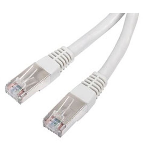 Cordon RJ45 catégorie 6 F/UTP gris - 1 m