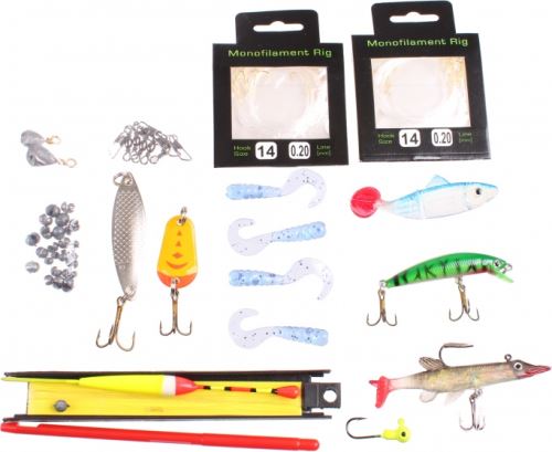 XQ Max boîte à poissons d'eau douce 64 pièces