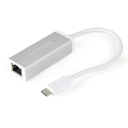 Startech Adaptateur réseau USB-C vers RJ45 Gigabit Ethernet - Argent - Adaptateur réseau - USB-C - Gigabit Ethernet - argent