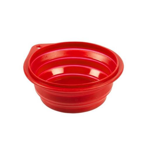 Comparer les prix de duvo gamelle de voyage en silicone - 250 ml - 11 cm - rouge - pour chien