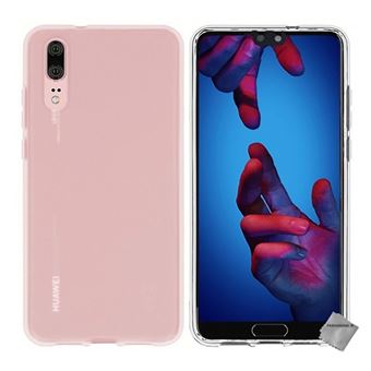 Housse etui coque pochette silicone gel fine pour Huawei P20 avec film ecran BLANC TRANSPARENT Coque et etui telephone mobile Achat prix fnac
