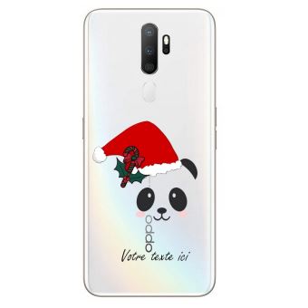 Coque Pour OPPO A5 / A9 2020 – Motif Chevron Léopard – Noire – Taperso
