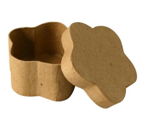 Boîte en carton fleur 8 cm