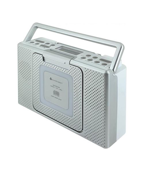 Soundmaster bcd480 radio cd / mp3 avec écran de fonctions - blanc