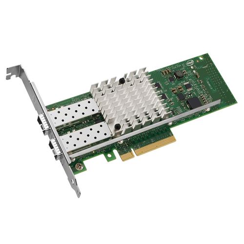 Intel Ethernet Converged Network Adapter X520-Da2 - Adaptateur Réseau - Pcie 2.0 X8 Profil Bas - 10Gb Ethernet / Fcoe Sfp+ X 2