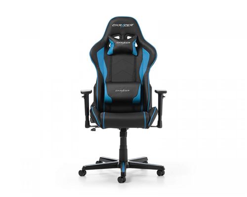 Chaise Gamer DXRacer Formula F08-NB - Noir/Bleu/Simili Cuir/3D