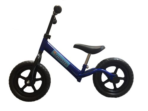Pexkids Kinder Scooter Loopfiets Draisienne à 2 Roues 12 pouces Garçon Bleu