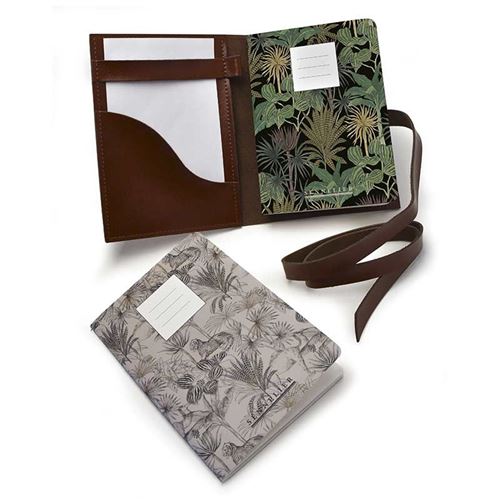 Etui En Cuir Voyageur Sennelier A6 2 Carnets Aquarelle Et Esquisse