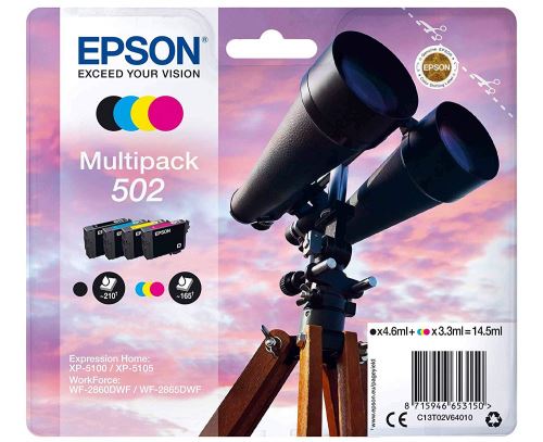 Epson Multipack T 502 BK/C/M/Y T 02V6