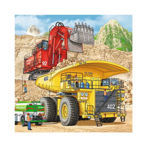 Puzzle Ravensburger - Mécanique, 3x49 pièces