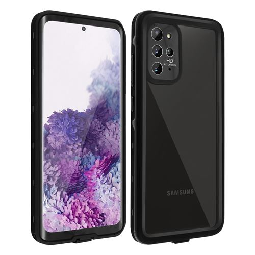 Coque Pour Samsung Galaxy S20 Plus Bi-matière Waterproof 2m Film Écran Redpepper Noir