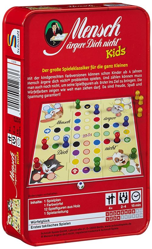 Schmidt Spiele Mensch Rgere Dich Nicht Kids