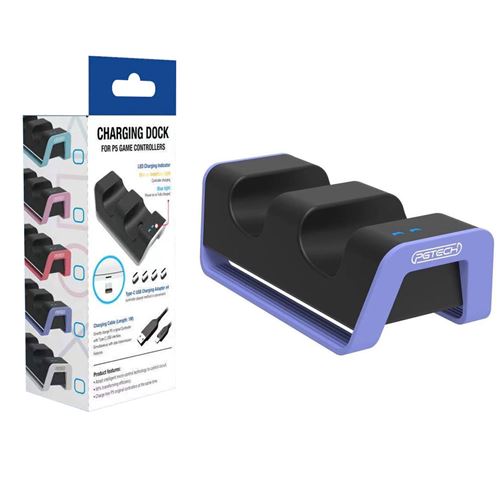 Chargeur double pour manette de jeu DEF JB0016C PS5 avec indicateur LED