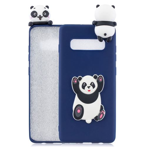 Coque en TPU motif 3D doux panda sauteur pour votre Samsung Galaxy S10
