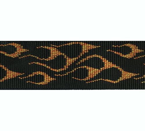 Dunlop STRAP FLAMBE JAUNE ADU D38-11OY