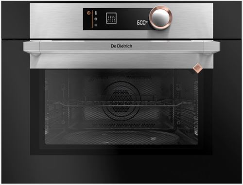 De Dietrich Dkc7340X - Four Micro-Ondes Combiné - Grill - Encastrable - 40 Litres - 1000 Watt - Noir/Inox