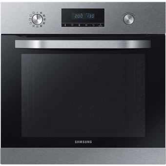 Samsung NV70M3372BS - Four - encastrable - niche - largeur : 56 cm - profondeur : 54.5 cm - hauteur : 57.2 cm - avec système auto-nettoyant - classe A - acier inoxydable - 1