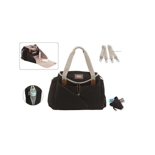 Sac A Langer Beaba Sydney Ii Noir Produits Bebes Fnac