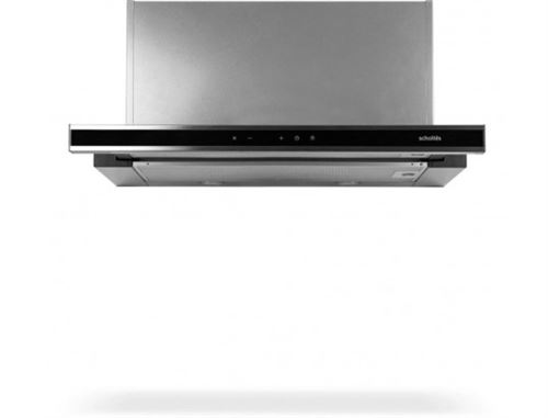 Scholtes Scholtès Soht1610X - Hotte - Téléscopique - Largeur : 59.9 Cm - Profondeur : 30.8 Cm - Evacuation & Recyclage - Verre Inox/Noir