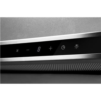 Scholtès SOHT1610X - Hotte - Téléscopique - largeur : 59.9 cm - profondeur : 30.8 cm - evacuation & recyclage - verre inox/noir