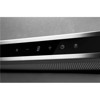 Scholtès SOHT1610X - Hotte - Téléscopique - largeur : 59.9 cm - profondeur : 30.8 cm - evacuation & recyclage - verre inox/noir