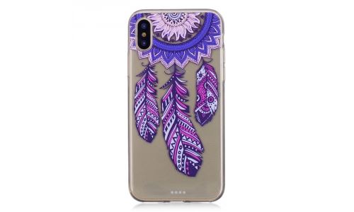 Coque souple motif Dreamcatcher pour iPhone X