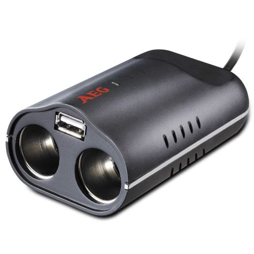 Aeg Automotive 97212 Double-prise Db 70,12 Volts Avec Prise Usb