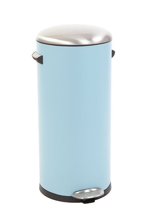 Poubelle belle deluxe step bin 30l bleu, eko