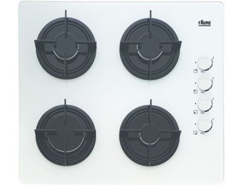 Faure FGO6241WA table de cuisson au gaz - blanc