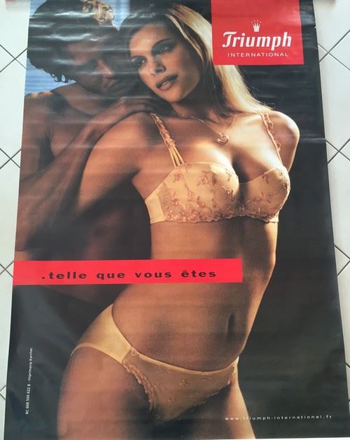 Lingerie - Top Model - 120x175 cm - AFFICHE / POSTER État correct - N/A reconditionné disponible sur Fnac