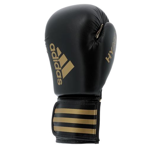 Gants de boxe Adidas Hybride 50 noir/or boxe Noir taille : 12 réf : 16023